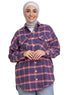 Checkered 2 Pocket Over - Size Shirt - Khotwh